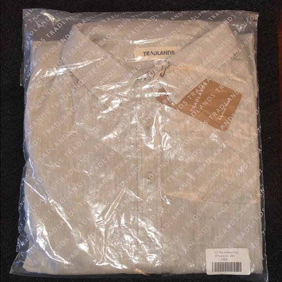 Tradlands Jessica shirt Grey size Medium - Picture 3 of 4